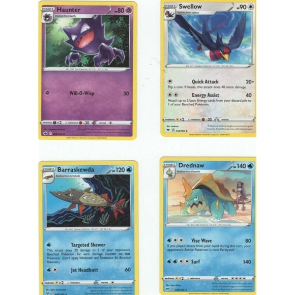Mint Condition Lot Of 4 Stage 1 Nintendo Creatures Game Freak Pokémon Cards - Picture 11 of 11